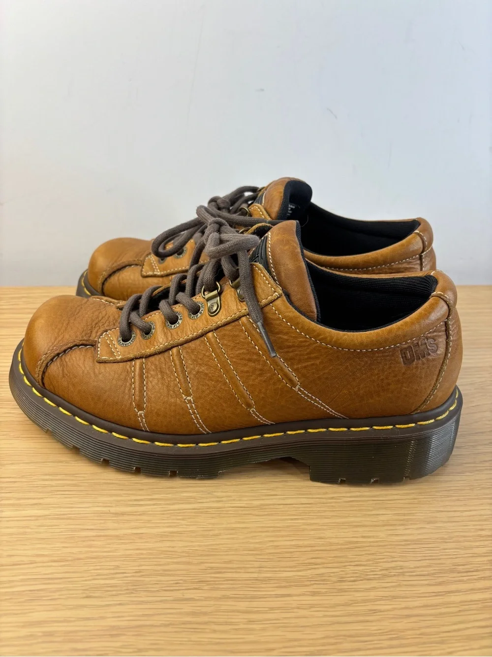 Y2K Vintage Light Brown Chunky Sole Dr. Martens Shoes Woman’s 10 Men’s 9